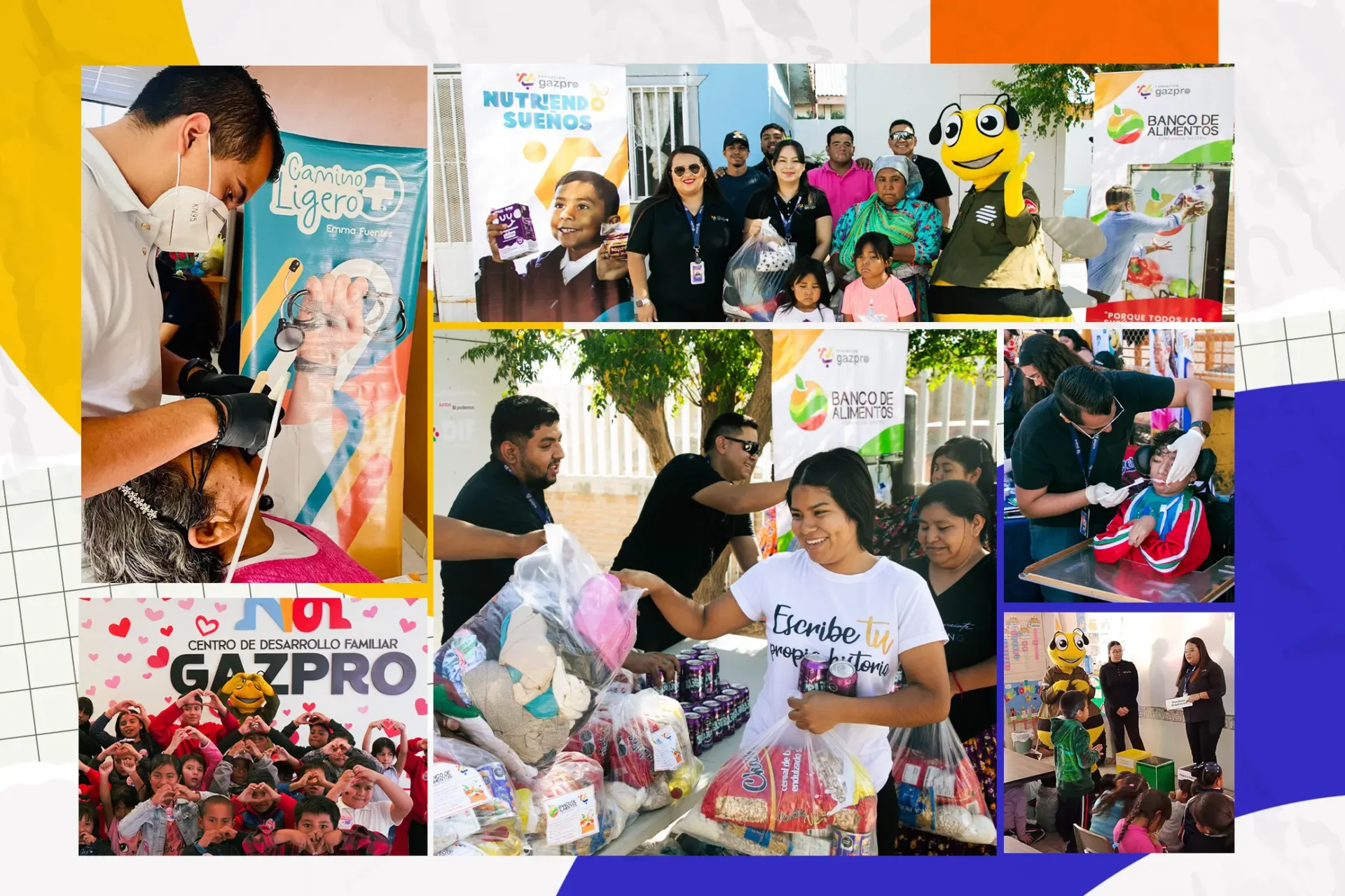 Niños beneficiados por la fundación